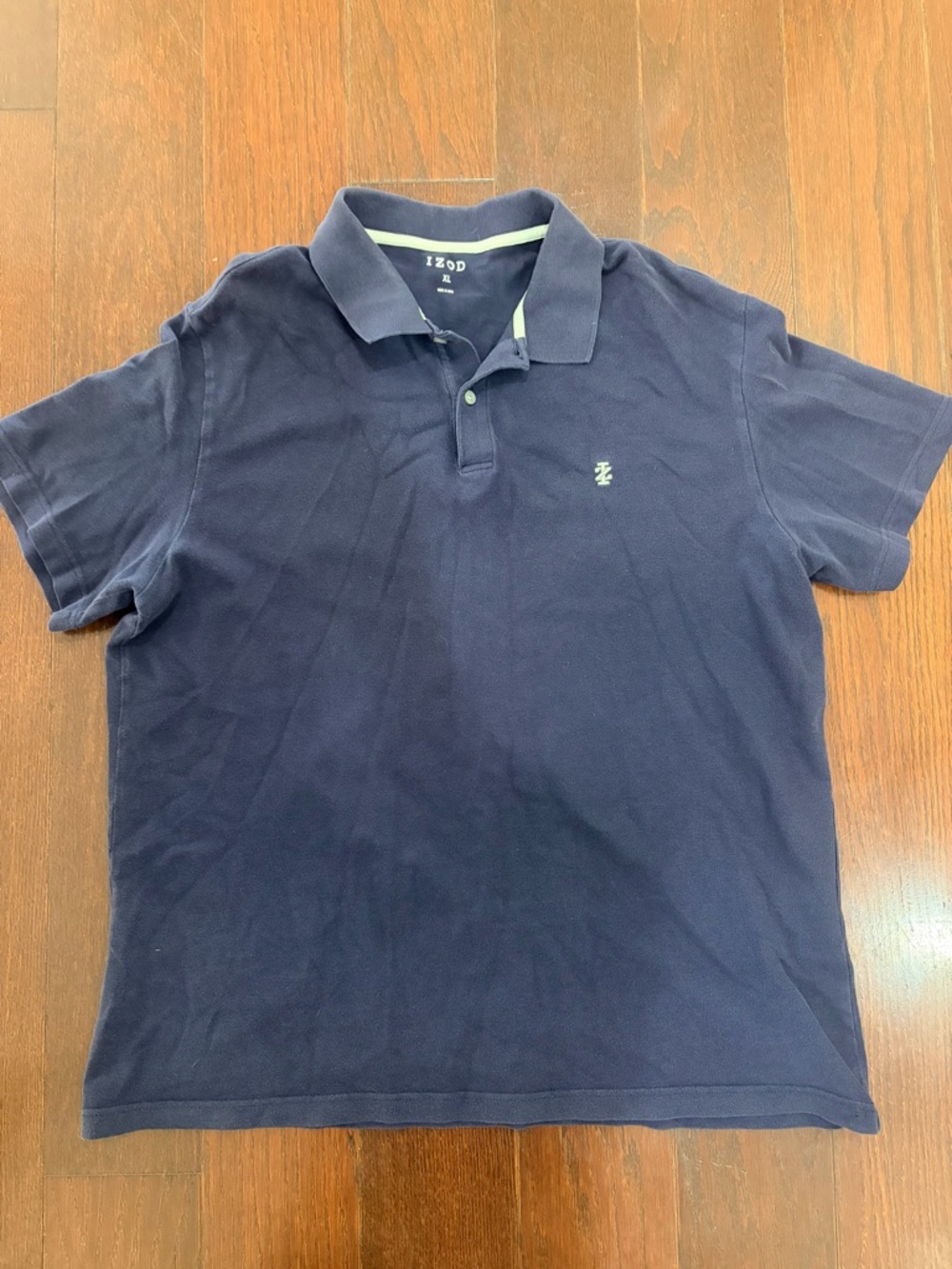 0020-Izod Navy Polo with Subtle Chest Logo